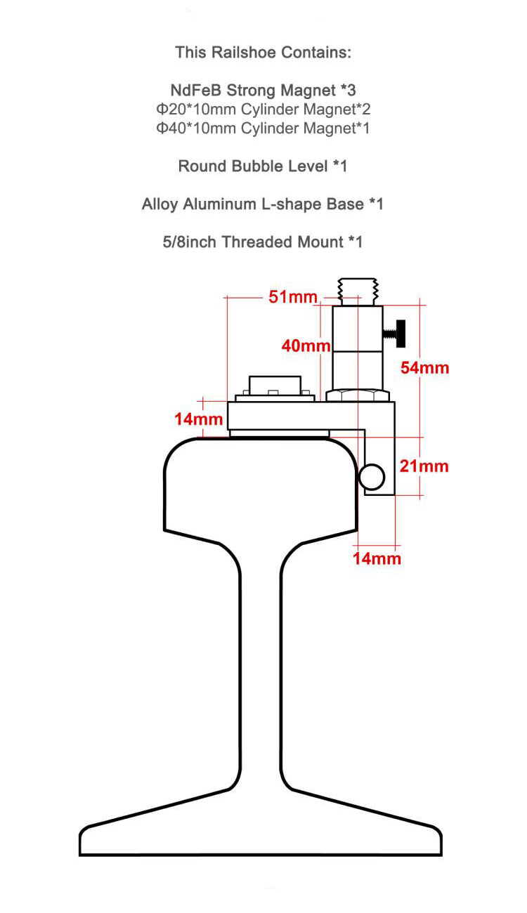 Threaded Mount Prism Base | Monitoring Mount Prism | ESurveyLTD